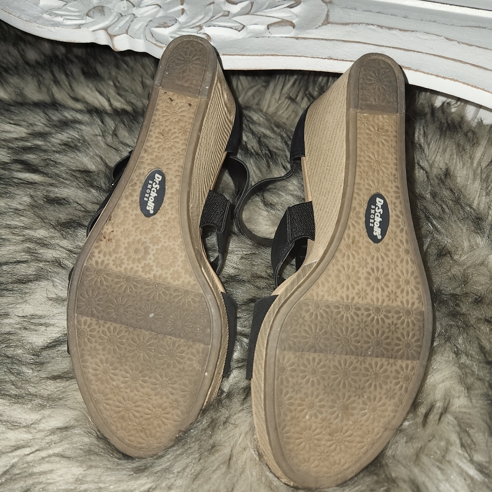 Dr. Scholls Black wedge sandals - Picture 7 of 7